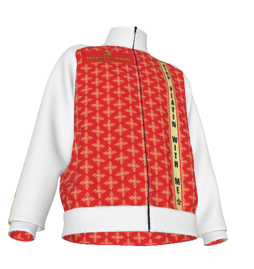 Stop Playin With Me Jacket Tesla Red (Pants Sold Separately)