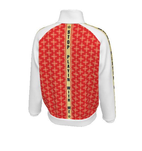 Stop Playin With Me Jacket Tesla Red (Pants Sold Separately)