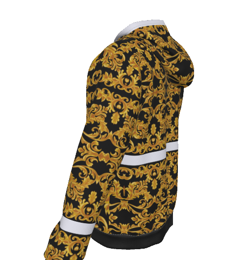 Majestic Gold Rush Zip Up Hoodie