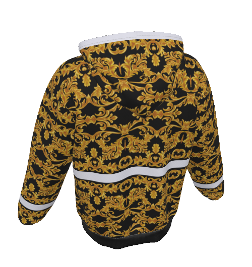 Majestic Gold Rush Zip Up Hoodie