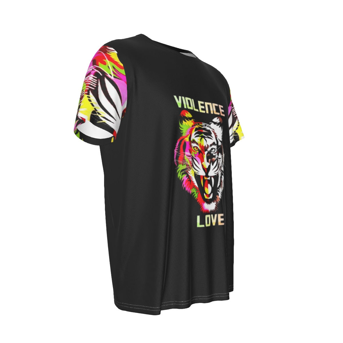 All-Over Print Men's Round Neck Short Sleeve T-Shirt