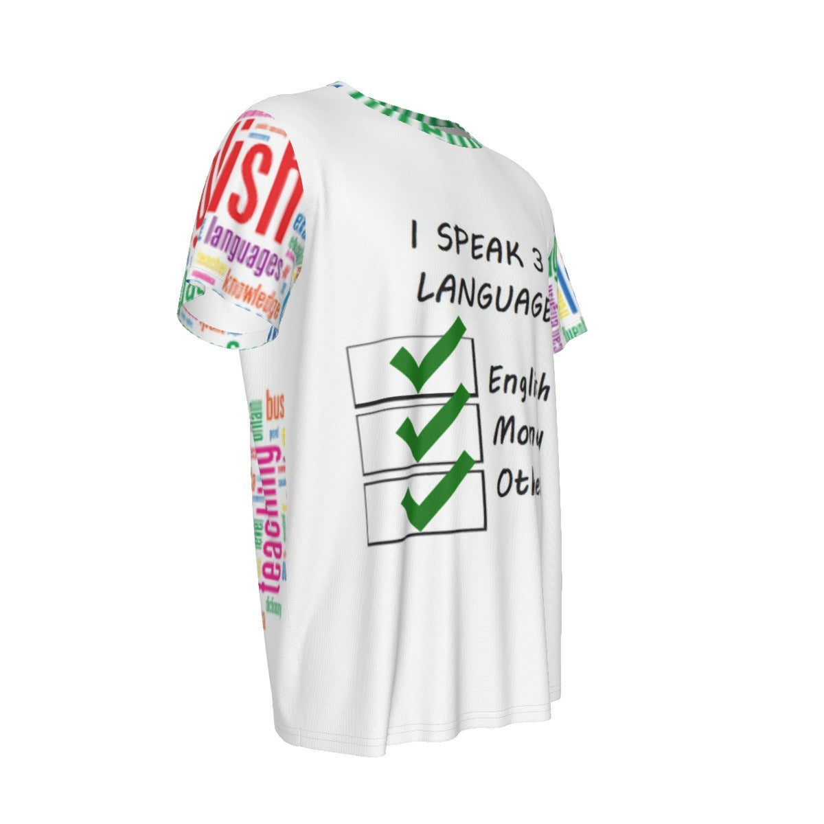 All-Over Print Men's Round Neck Short Sleeve T-Shirt