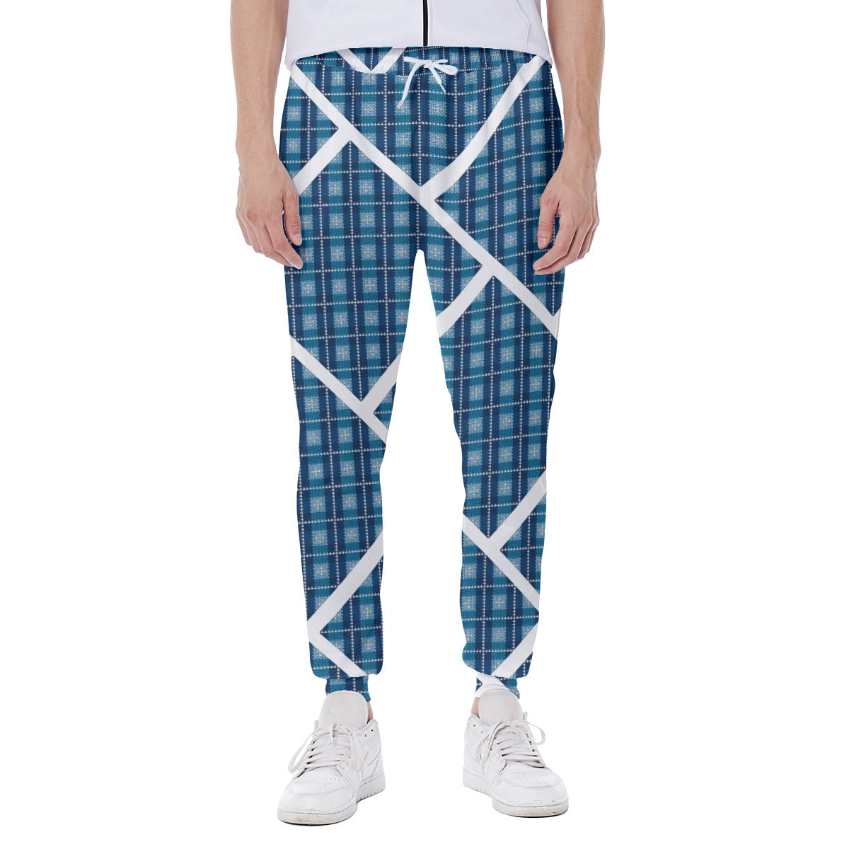Blue Squares Sweatpants