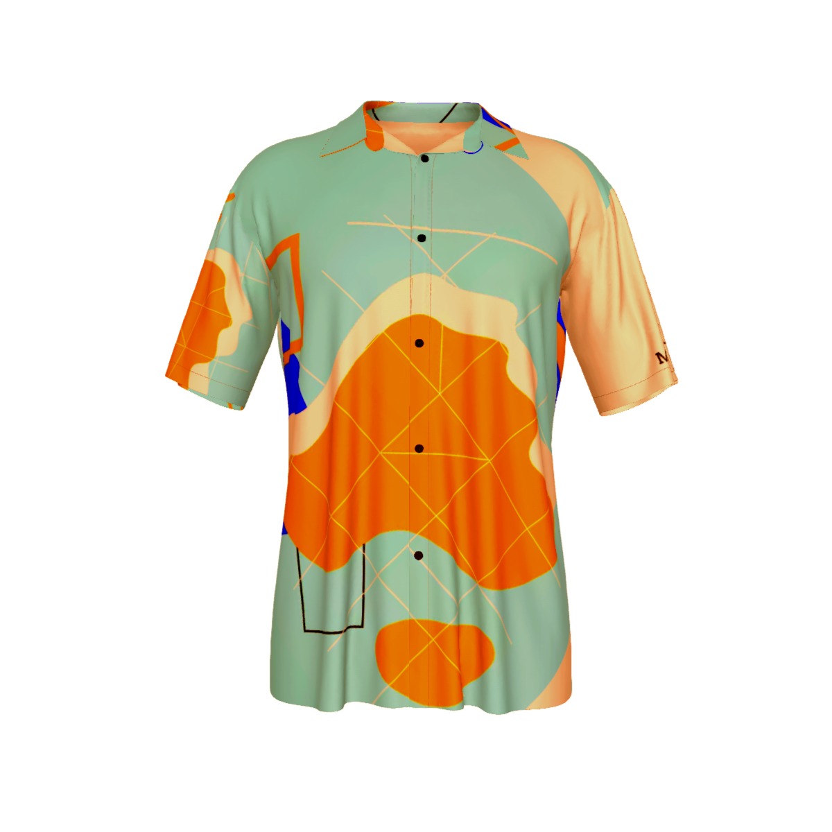 All-Over Print Men's Short Sleeve Shirt