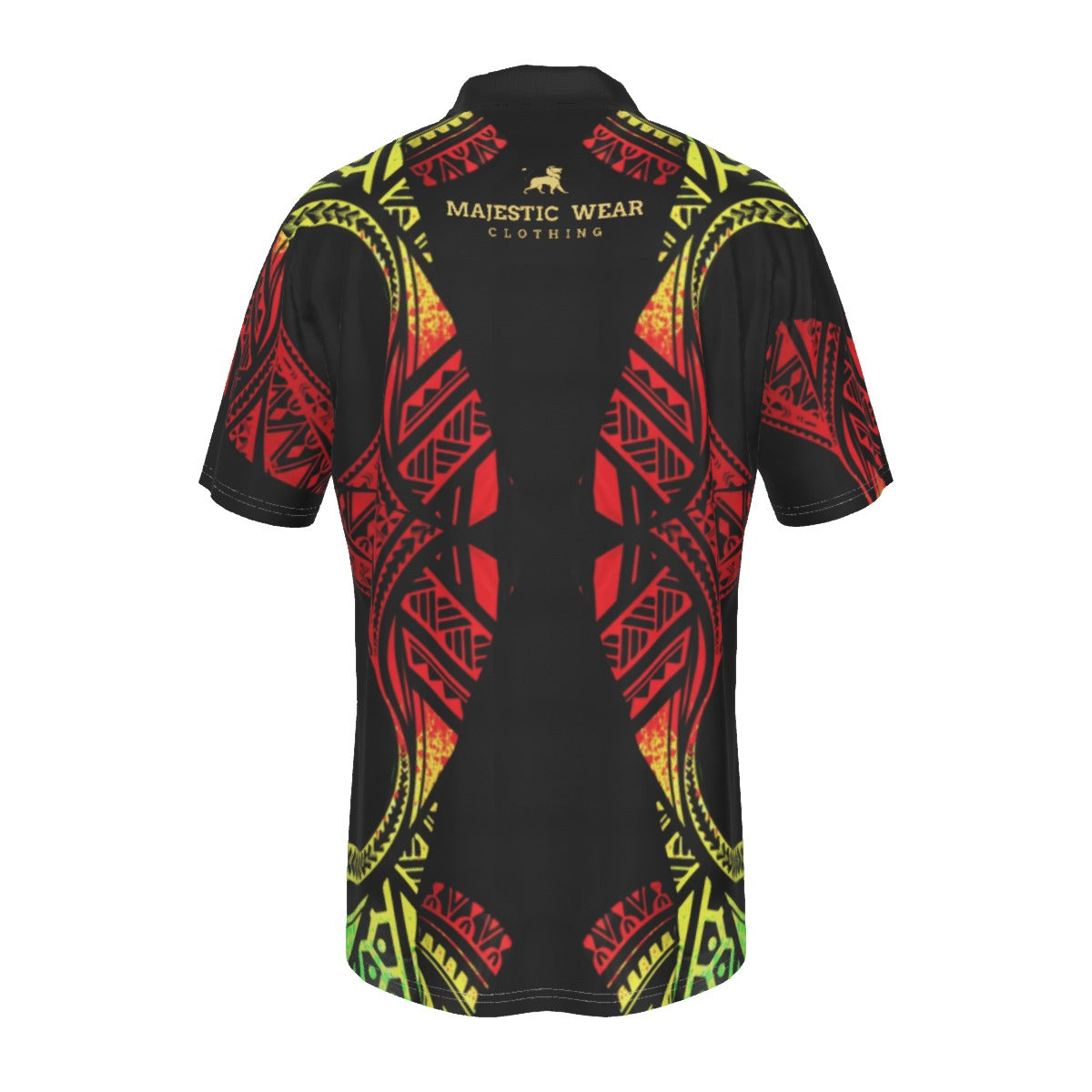 Fire & Ice Lapel Zip Short Sleeve POLO