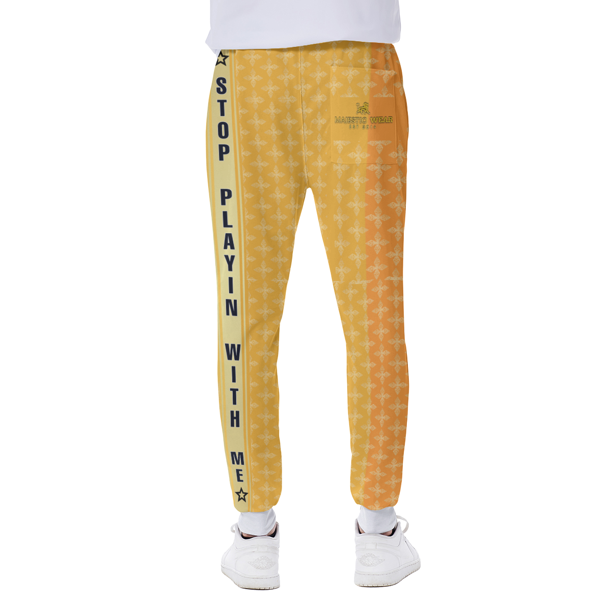 Stop Playin With Me Jacket Gold/Brown (Pants Sold Separately)