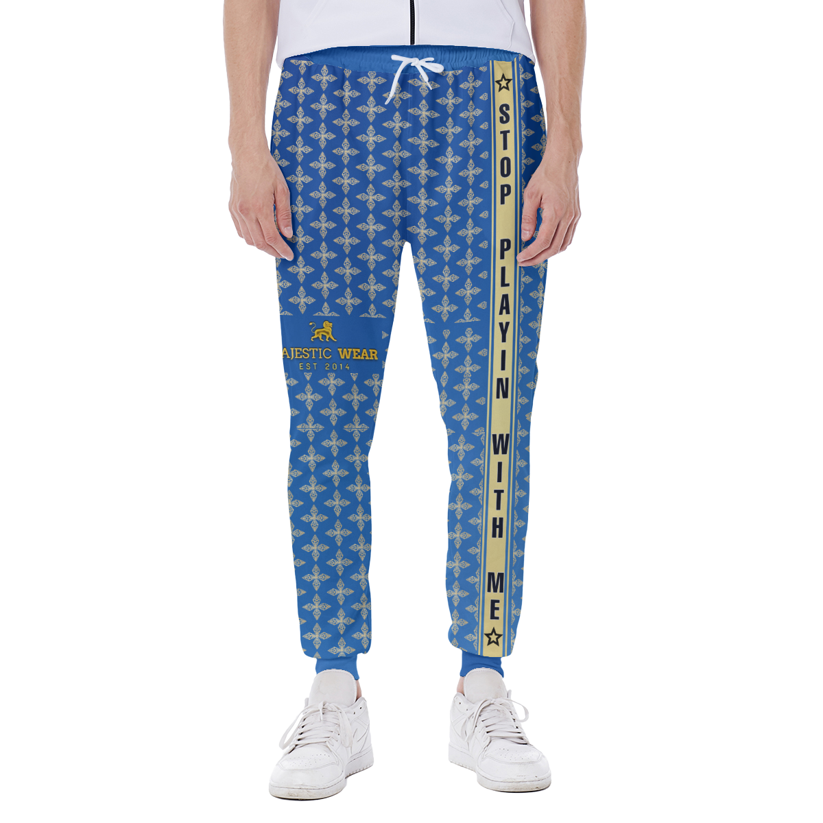 Stop Playin With Me Jacket -Blue (Pants Sold Separately)