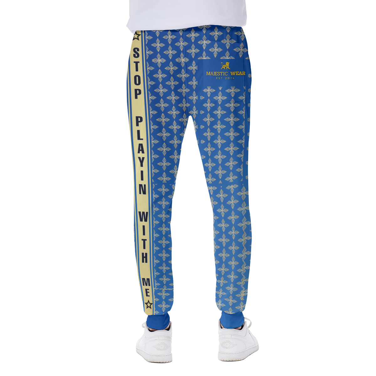 Stop Playin With Me Jacket -Blue (Pants Sold Separately)