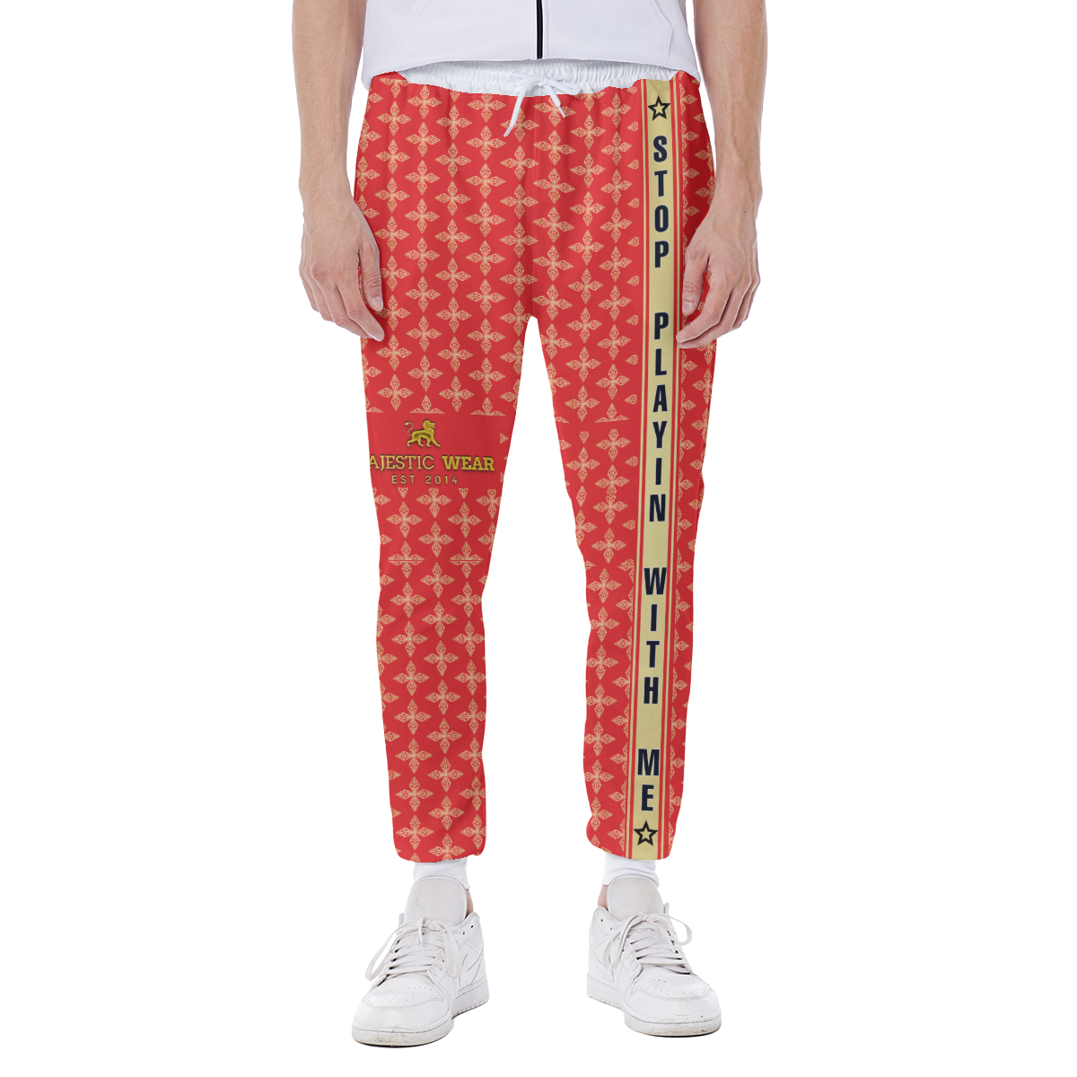 Stop Playin With Me Jacket Tesla Red (Pants Sold Separately)