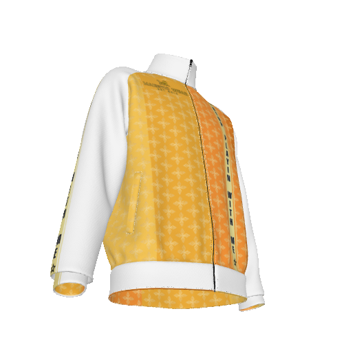 Stop Playin With Me Jacket Gold/Brown (Pants Sold Separately)