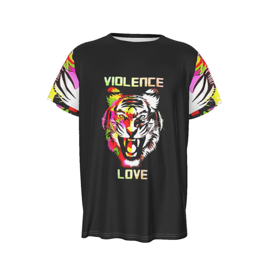 All-Over Print Men's Round Neck Short Sleeve T-Shirt