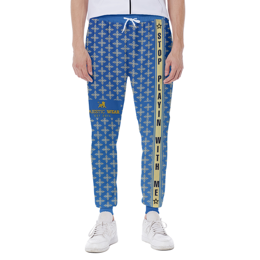 Stop Playin With Me Sweatpants -Blue (Jacket Sold Separately)